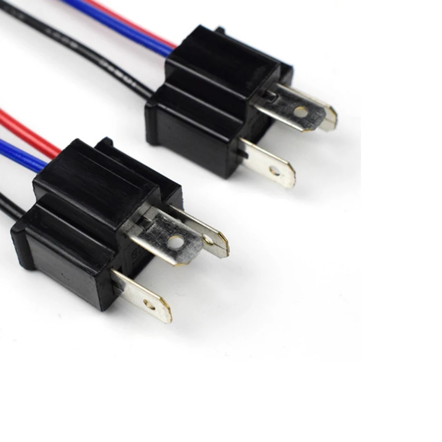 NHAUTP-Adaptateur de prise de lampe H4, câblage SFP 9003 HB2, connecteur mâle et femelle, câble d'extension, 4 pièces