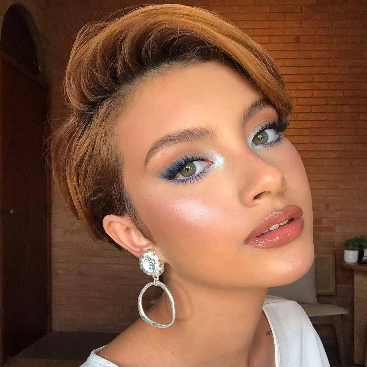 Human Hair Short Bob Wig T Part Transparent Lace Wig for Women Preplucked Hairline Pixie Cut human hair lace frontal