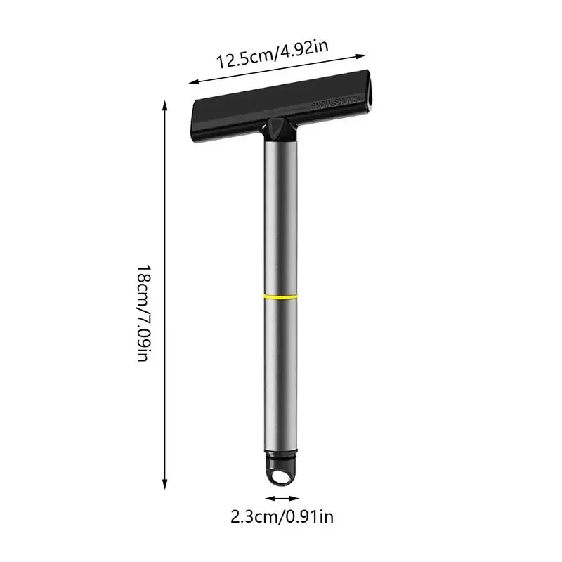 Multifunctional Ice Scraper Windshield Snow Removal Shovel Double-sided Handle Snow Removal TPU Cleaning Glass Brush Winter