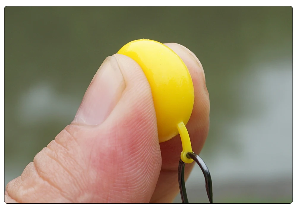 Hirisi 8 Stück schwimmende Kugelköder, Maisgeschmack, Angelschwimmer-Perlen, Silikon, künstlicher weicher Köder, Gummi-Schwimmer, Kugelperlen ﻿ MA102 – Detail 4
