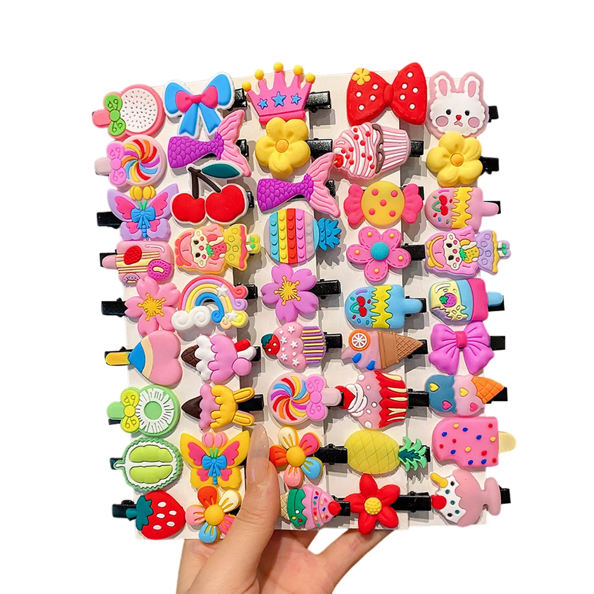 Set 40 fermagli per capelli cartoon carini accessori per capelli_voghion.com