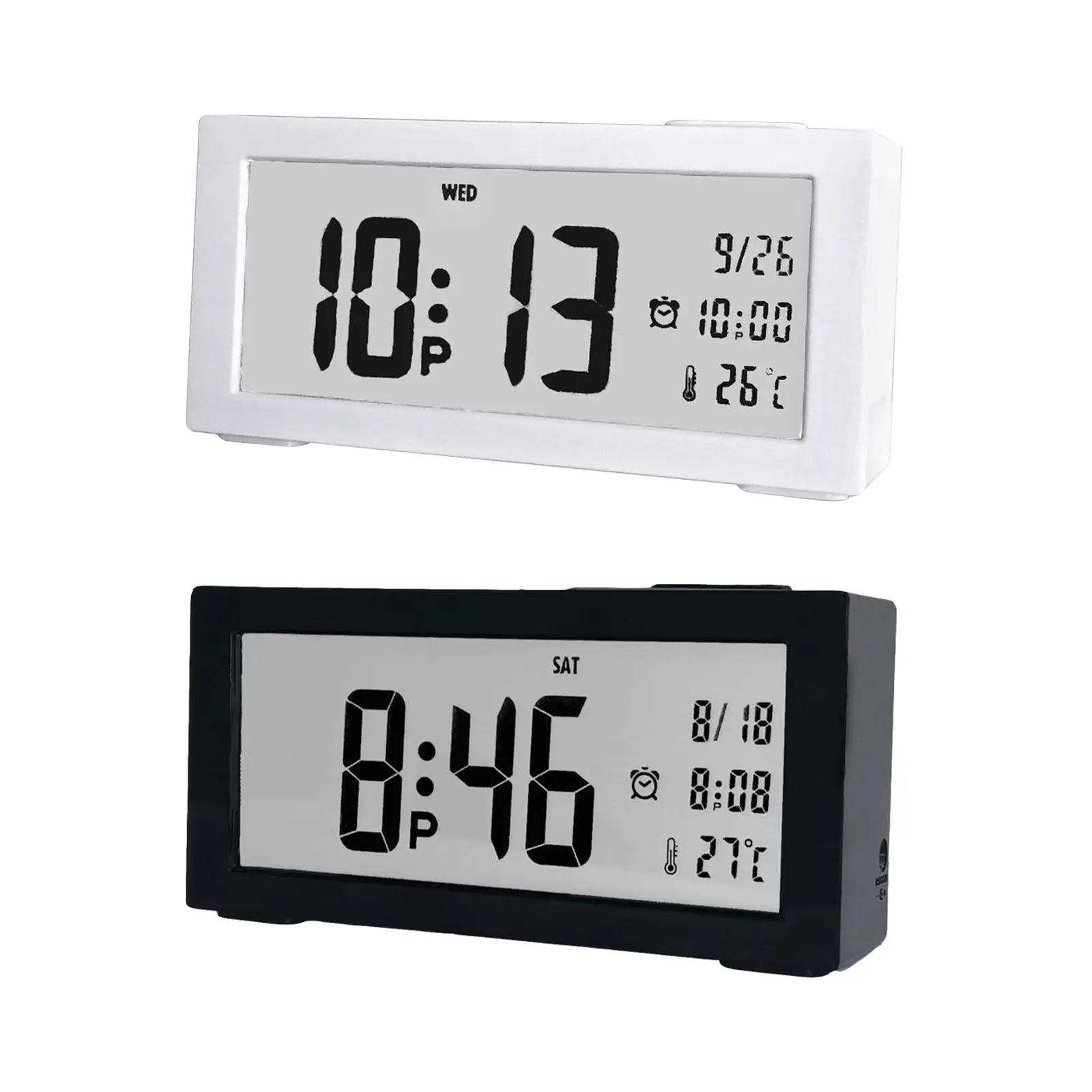 

Digital Clock Small Clock Large Screen Display Easy Operation Desk Clocks