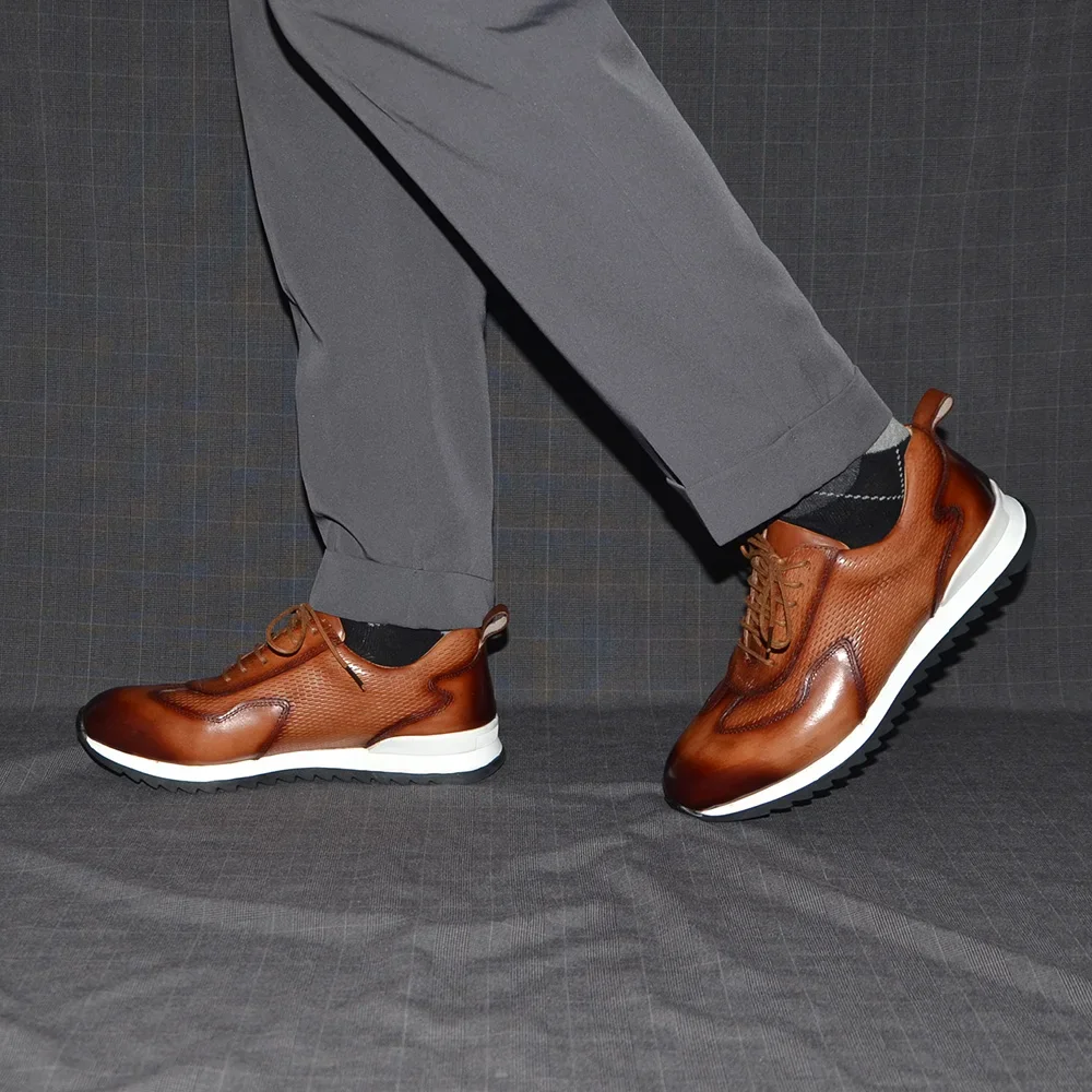 oxfords leather mens breathable casual dress shoes Men's Breathable Mesh Casual Oxford Shoes