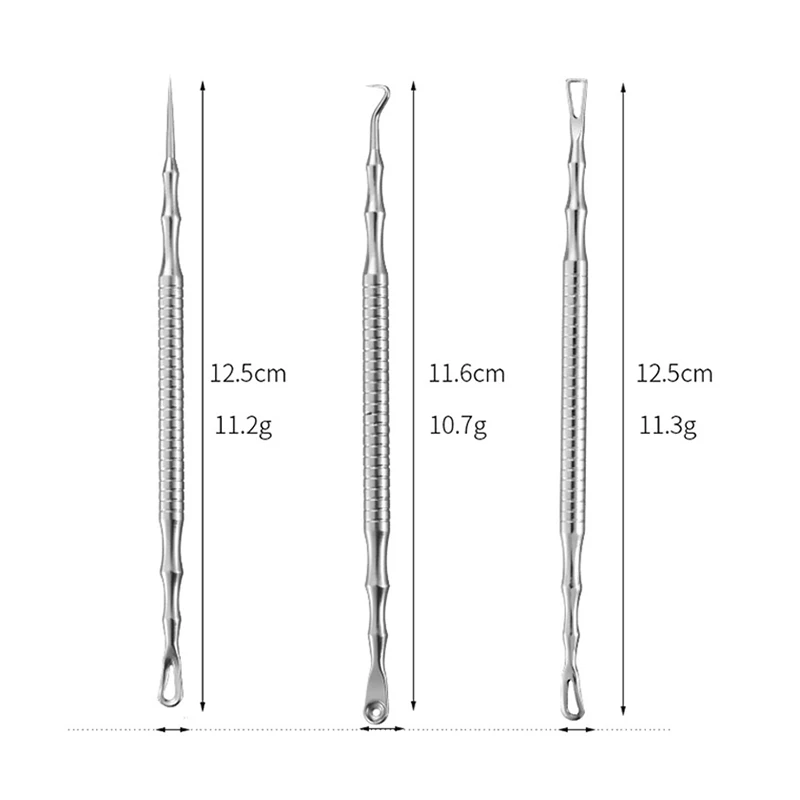 New German Acne Blackhead Removal Needles Pimples Blackhead Clip Tweezers Beauty Artifact Blemish Extractor Remover Needle Tool 6