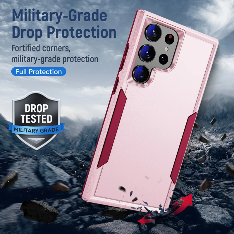 Bananq – coque blindée antichoc pour Samsung, compatible modèles S24, S23, S22, S21 Ultra, S10 Plus, S20 FE, Galaxy A14, 4G, A54, 5G, A04S, A05S, A15_voghion.com