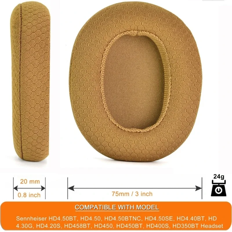 통기성 메쉬 이어 패드 HD4.50BTNC 헤드셋 커버용 편안한 이어패드