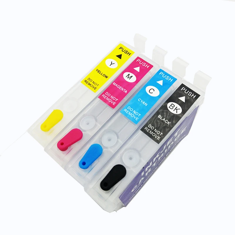 T0711-T0714 Refillable Ink Cartridge for EPSON Stylus S20 S21 SX100 SX110 SX105 SX115 SX200 SX205 SX209 SX210 Printer - 4