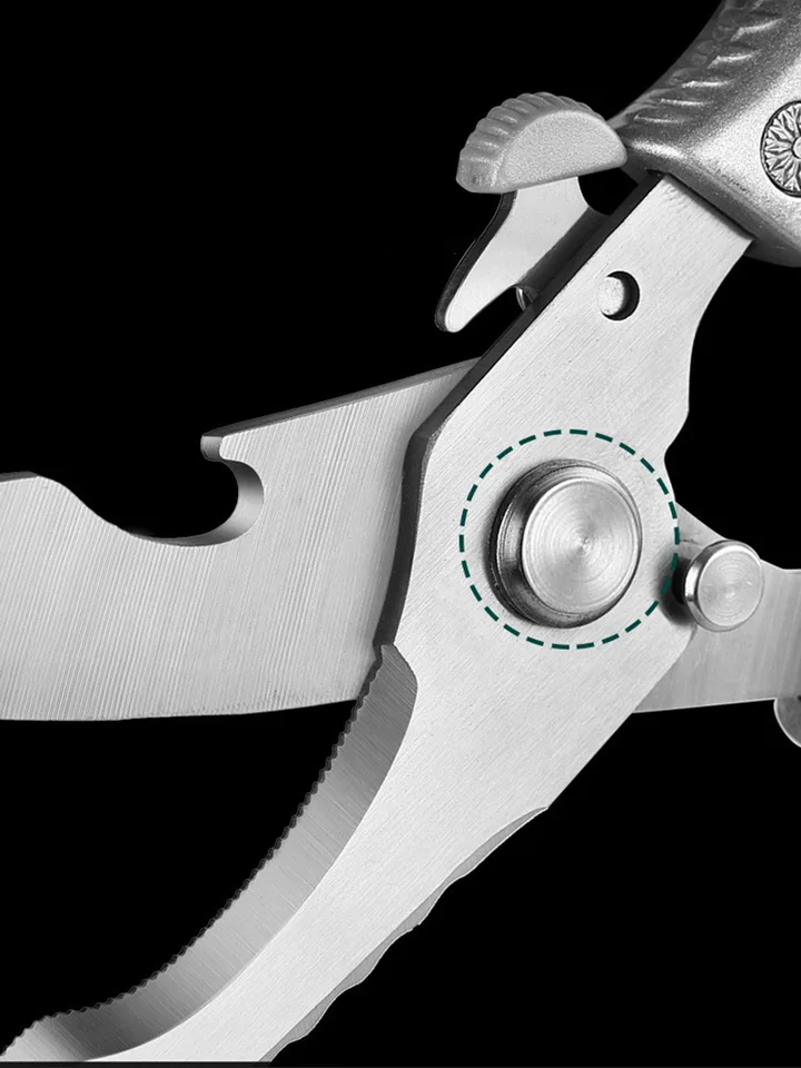 Forbici Professionali Kuchenprofi Per Pollame In Acciaio Inox - Lame 12.7cm Curve E Seghettate | Taglia Ossa Senza Sforzo