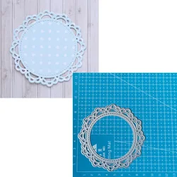Round Frame Metal Cutting Die for Scrapbooking and Paper Crafting - Embossing Stencil Template (ZM - 1937)