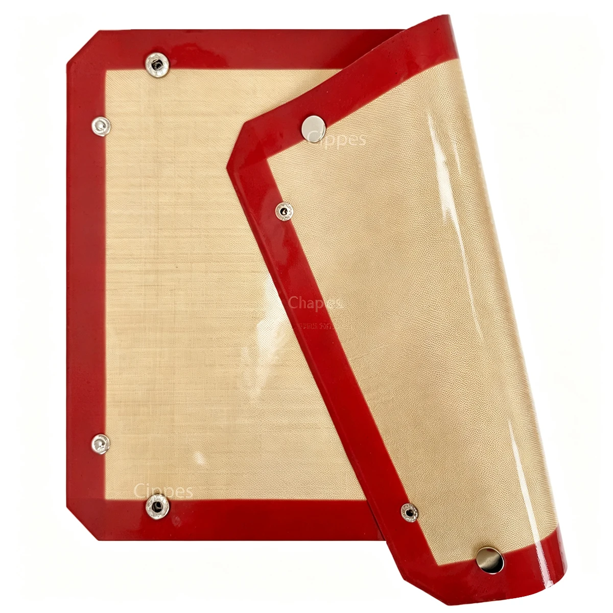 Leakproof Silicone Baking Mat with Buckle – Non-Stick Oven Mat and Snap-Together Corners Forming Tray
