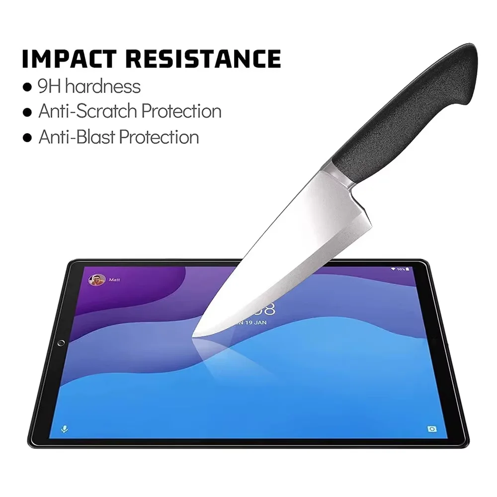 Premium Tempered Glass Screen Protector for 10.1 Tablets - Anti-Scratch HD Protective Film