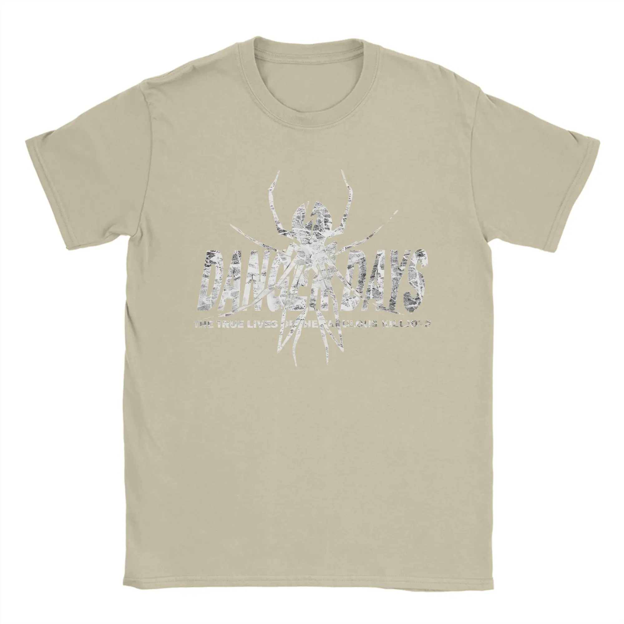 My Chemical Romance Danger Days Spider Graphic Cotton T-Shirt - Men's Casual Hip Hop Tee Shirt