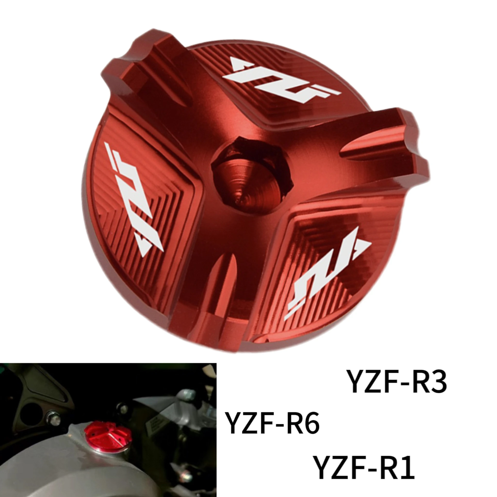 

Для Yamaha YZF-R1 YZF-R3 YZF R1 R3 R6 аксессуары для мотоциклов наполнитель масла двигателя Крышка Заглушка болт крышка