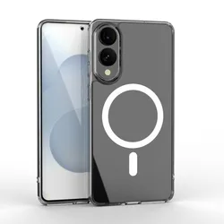 Slim Clear Acrylic Case with MagSafe Compatibility for Samsung Galaxy S Series (Transparent)