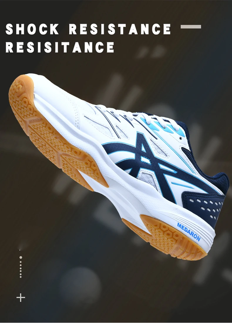 Description Picture 5 of itemLiXingMing Tennis Shoes Men Women Breathable Badminton Volleyball Shoes Indoor Anti-Slippery Pingpong Training Sneakers Couple