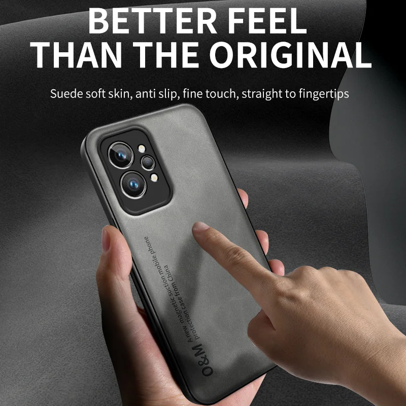 Luxurious Magnetic Leather Phone Case with Built-in Magnet and Soft Cover
