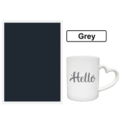 Vibrant Laser Engraving Marking Paper for Ceramics, Glass, and Stone Tiles (Grey)