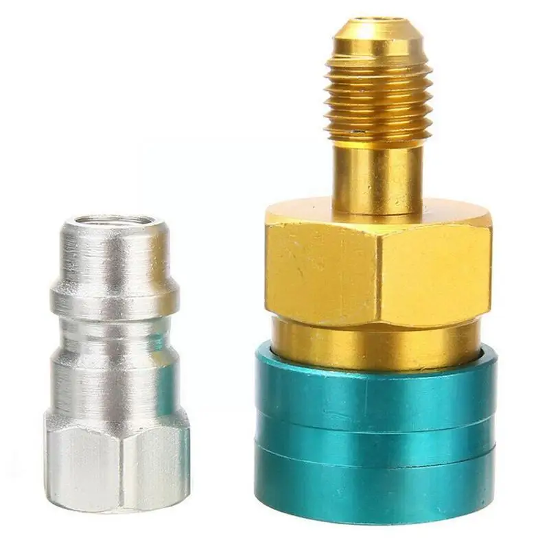 R1234yf To R134a Low Side Fitting Hose Adapter Quick Car Air Conditioning Refrigerant Connector Coupling And Quick Easy K5l4