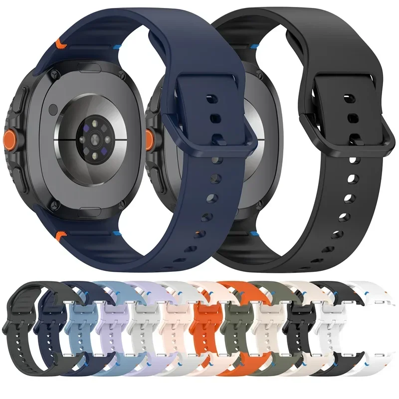 Premium Breathable Silicone Strap for Smartwatches - Quick Release Wristband Accessory