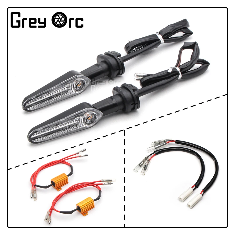 

Motorcycle LED Turn Signals Light For YAMAHA MT07 MT09 Mt 09 Windscreen Parts Motobike Accessories Lamp