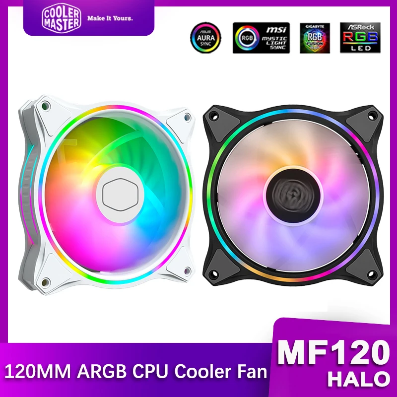 クーラーマスター MF120 HALO 120 ミリメートルコンピュータ