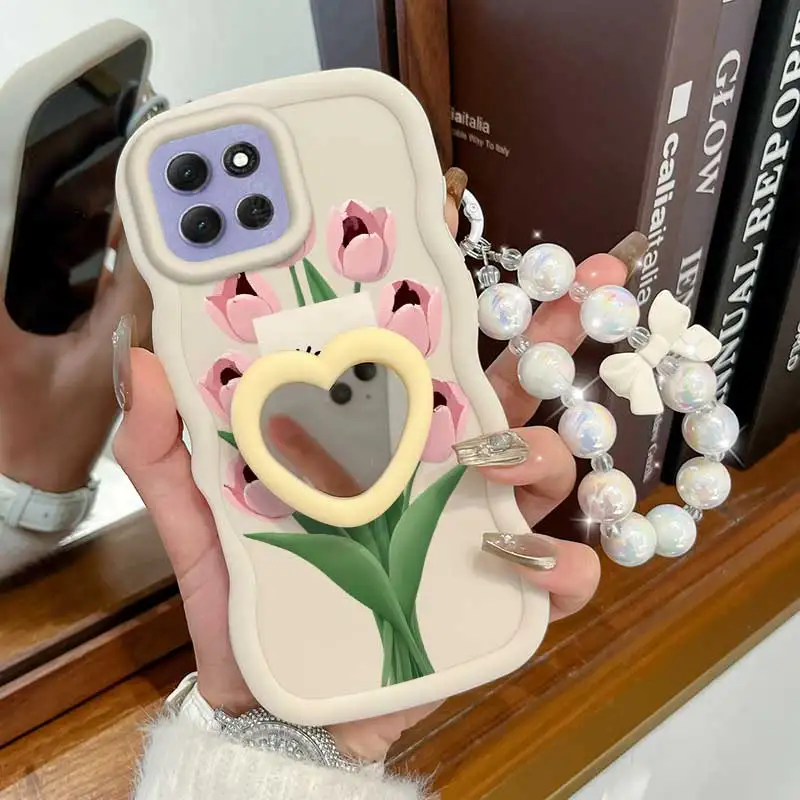 Stay Happy Phone Case Set with Lanyard and Stand - 3-Piece Bundle