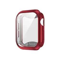 Premium TPU Screen Protector Case - Anti-scratch Bumper for Series 4 5 6 40mm (RED)