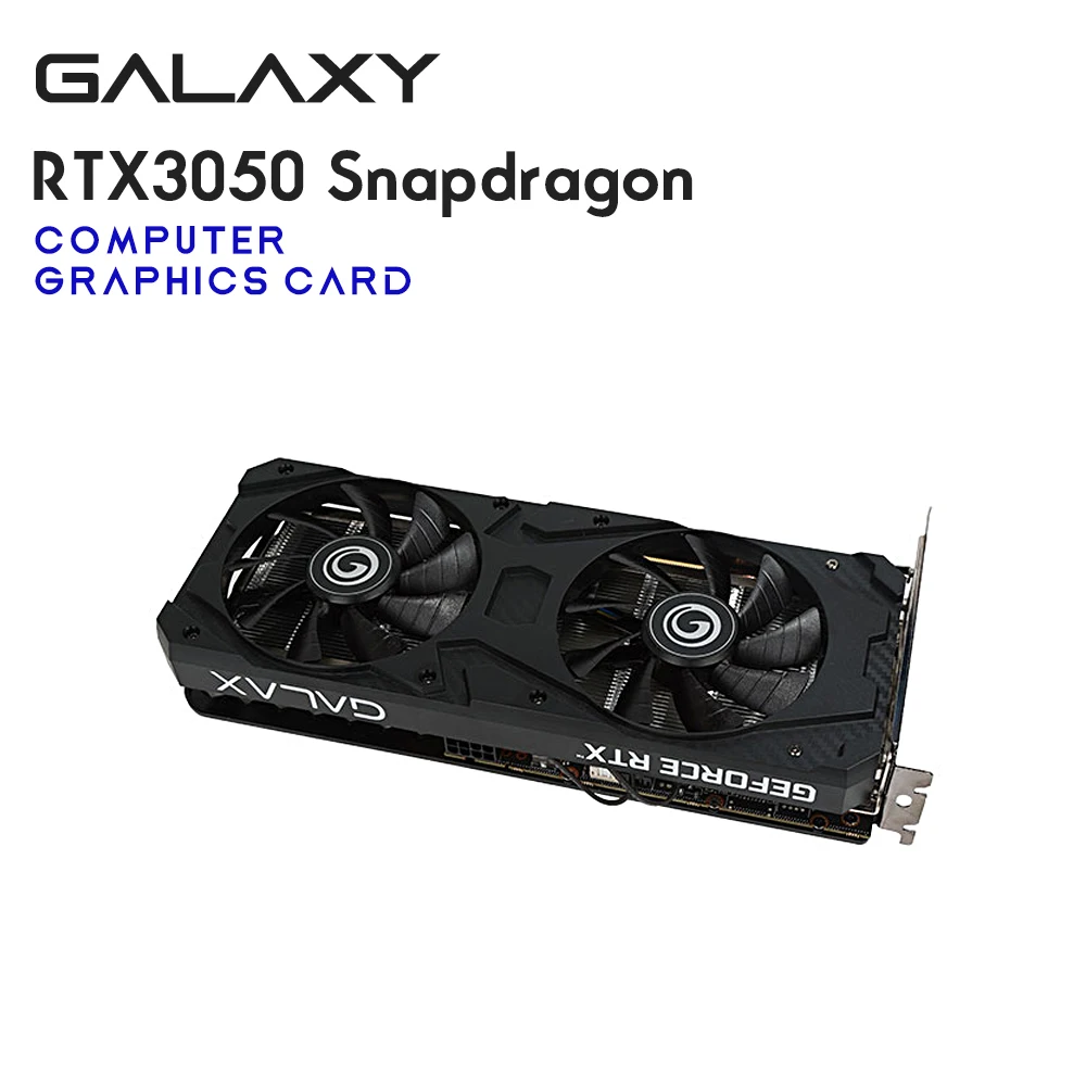 GALAXY New Graphic Card GDDR6 ATX 3050 8GB Gaming NVIDIA 8Pin 128 Bit 8nm RGB rtx 3050 Video Card placa de vídeo Accessories display card for pc Graphics Cards