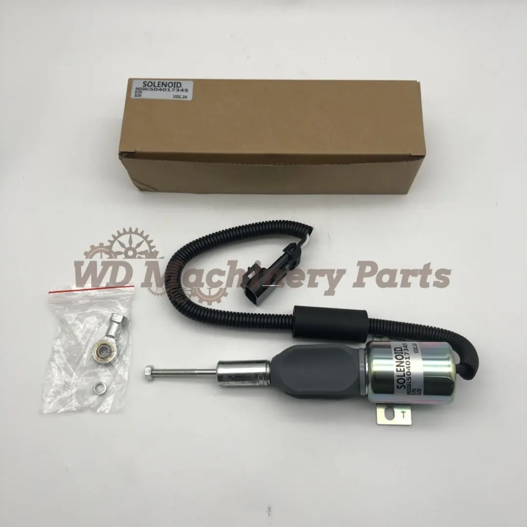 

504017345 ES1751E-24 113483 F4BE0684M 1223.3594.30 24V Stop Solenoid for Kobelco E215 CASE NEW HOLLAND Shinko