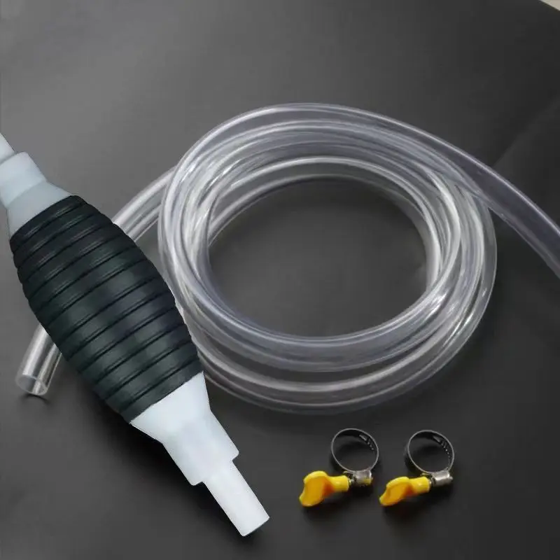 Hand Fuel Pump Car Fuel Tank Sucker Oil Transfer Two Stop Pump Powerful Suction Petrol Diesel for Car Motorcycles Trucks Oil Syringe Pump Liquid Transfer Pump