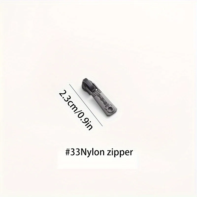 Assorted Nylon Zipper Pulls Waterproof for Cold-proof Clothing Outdoor Wear Luggage 10pcs
