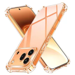 Shockproof Transparent Soft Silicone Case - Ultra Thin Clear TPU Back Cover for Honor 50