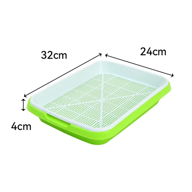 Germination Tray Seed Germination Tray Seedling Tray Wheatgrass Seed Planting Soilless Cultivation Planting Pot 5