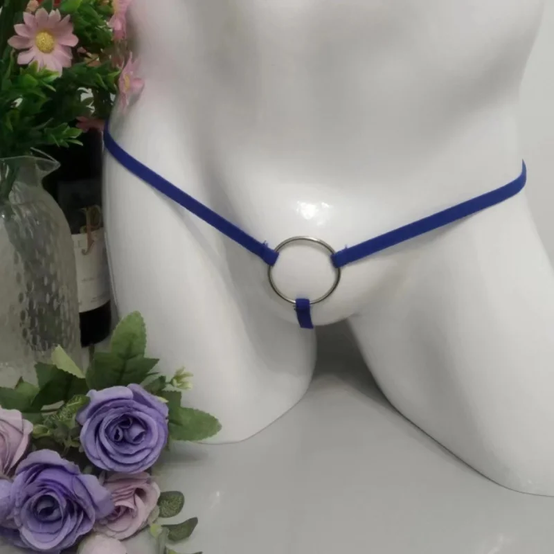 New Hot Sexy Briefs Lace Up Men's Thong Circular Briefs xxx Temptation Sexy Lingerie Hollow Crotchless Fun Lingerie Sex Toys 18