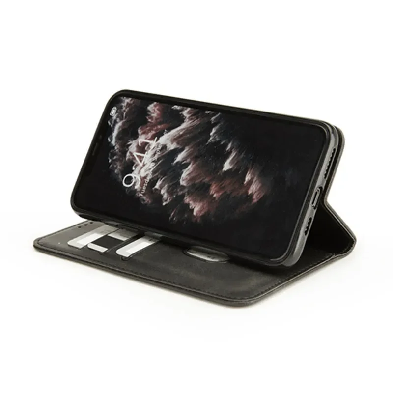 Magnetic Flip Leather Wallet Phone Case for Iphone 14 13 Pro Max 12Pro Xs Max 11 15Pro Max Xr 78plus Business Luxury Wallet Case