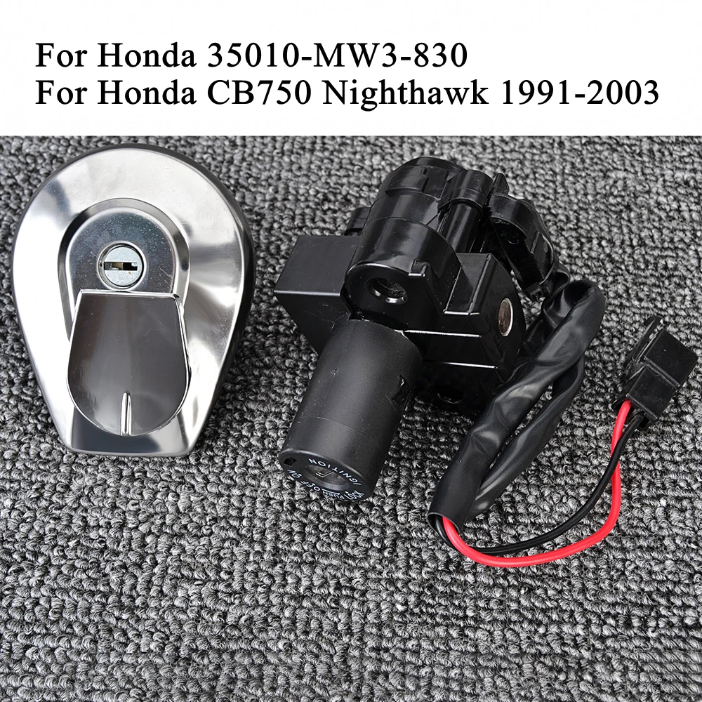 

CB 750 Ignition Switch Lock Gas Fuel Petrol Tank Cap Cover For Honda CB750 Nighthawk 1991-2003 35010-MW3-830