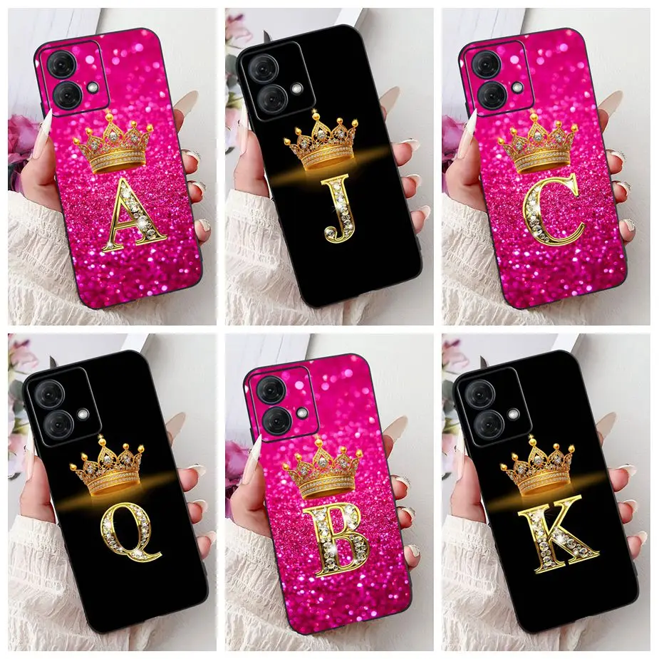 Luxury Soft Silicone Phone Case with Elegant Letter Design