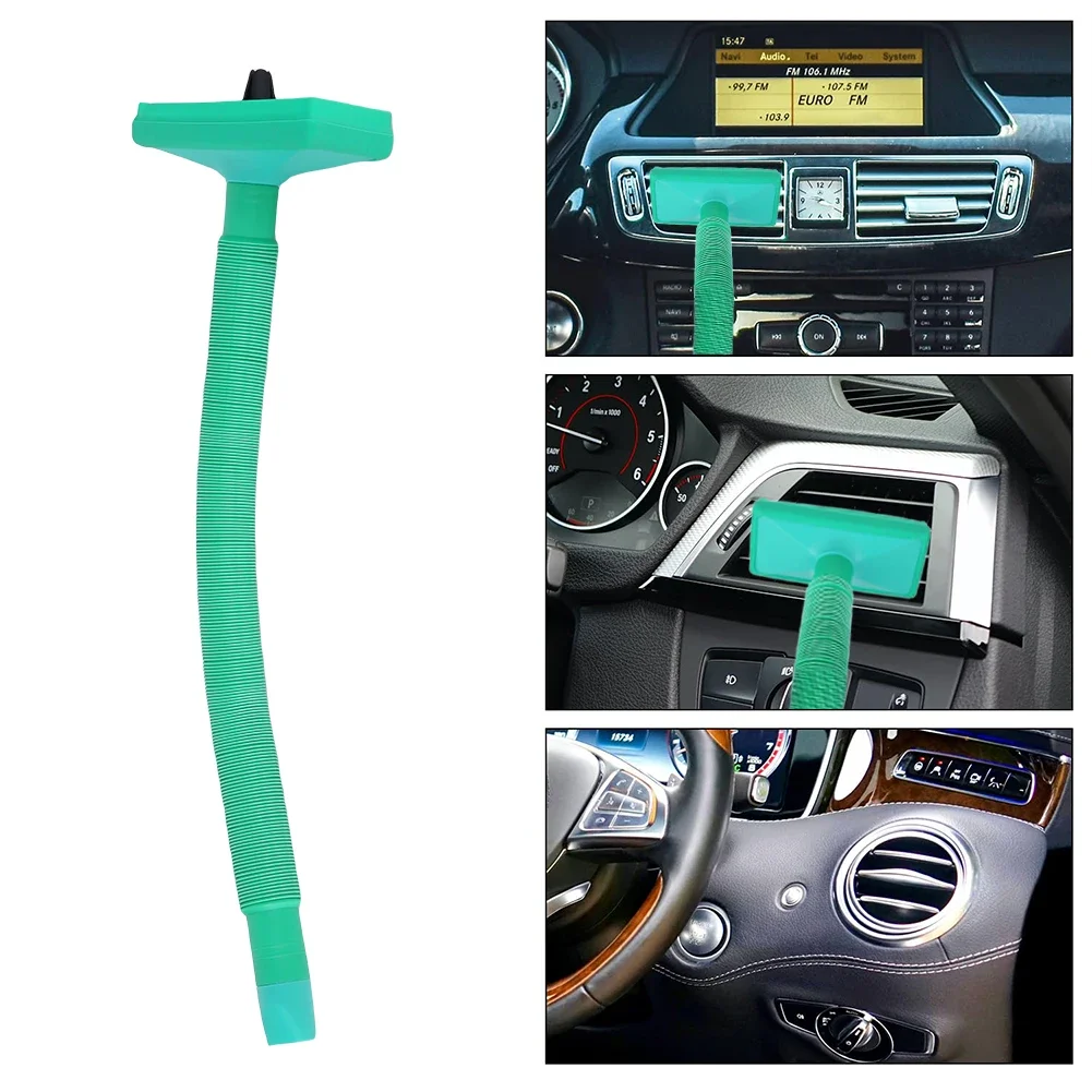 Air Conditioning Hose Kit Adjustable Length Air Conditioning Hose Car Air Conditioning Outlet Air Vent Cooler Conditioner Hose Car Ventila