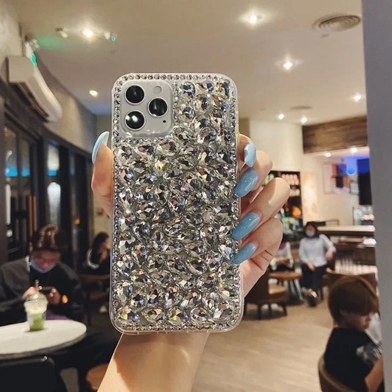 Rhinestone Phone Cases For For Galaxy S24 Ultra S23 Plus S22 S21 S20 Note20 Back Cover