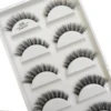 Transparent 3D Mink Eyelashes, Natural Clear False Eye Lashes, Soft Invisible Eyelash, Wispy Makeup Faux Cils, H13 X08, 5 Pairs 3