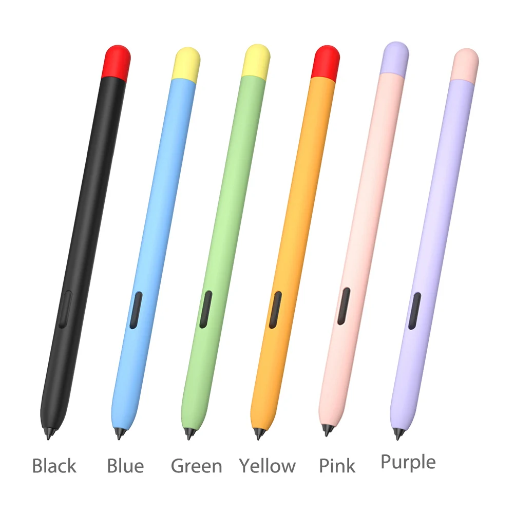 de silicone tablet caneta stylus toque caneta manga capa de pele manga