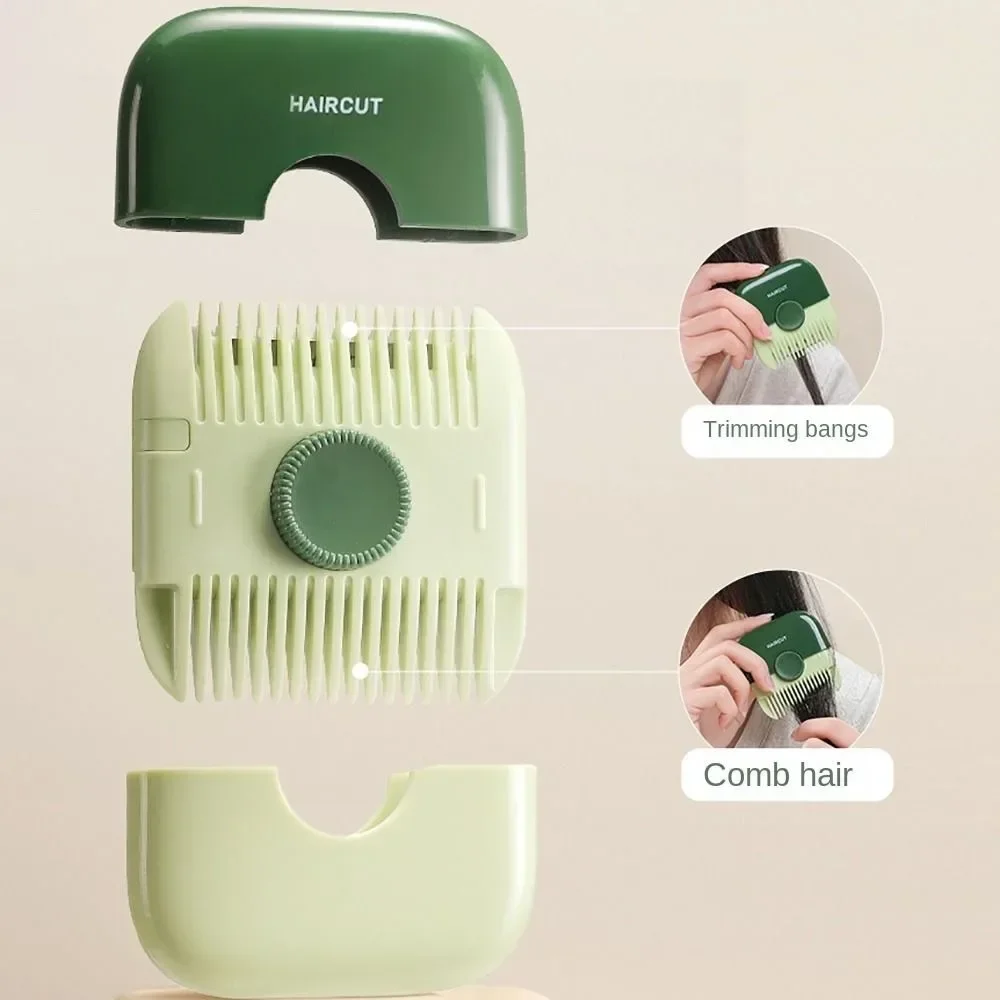 2in1 Baby Hair Cutting Trimmer Barber Comb Bangs Hair Cutter Remover Trimmer Manual Portable Children's Clipper Care Tools