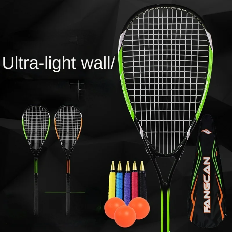 Beginner Squash Racket Set Ultra Light 185g College Men's and Women's