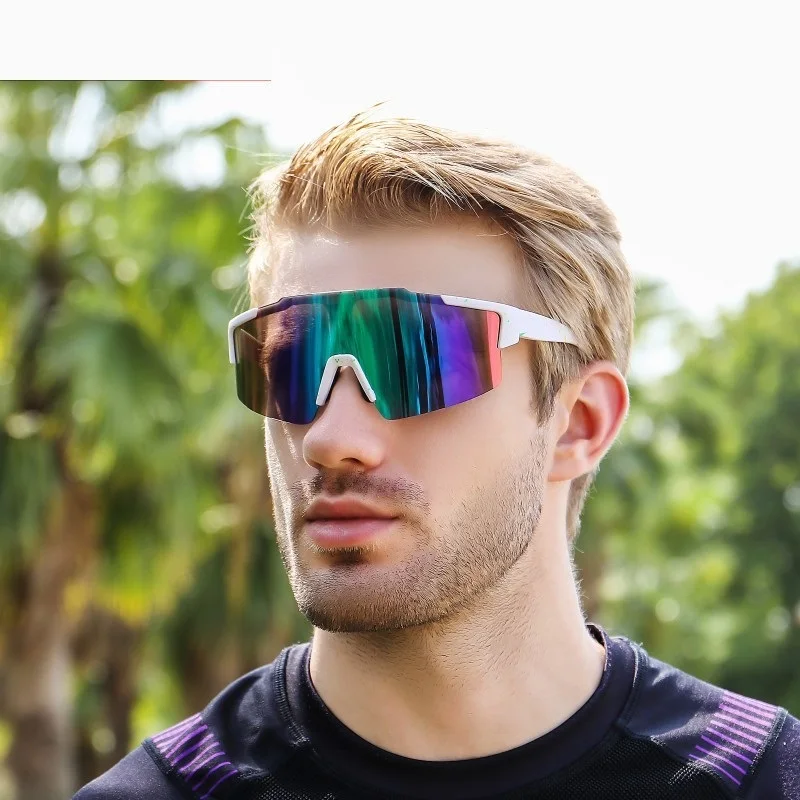 

Sunglasses 8304 New Sunglasses Men's Outdoor Colorful Sun Glasses Sports Glasses for Riding Glasses sun glasses for men