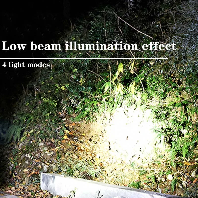 Description Picture 5 of itemStrong Light Flashlight USB Rechargeable Small Xenon Lamp Portable Ultra Bright Long-range Outdoor Household Led Multi-function