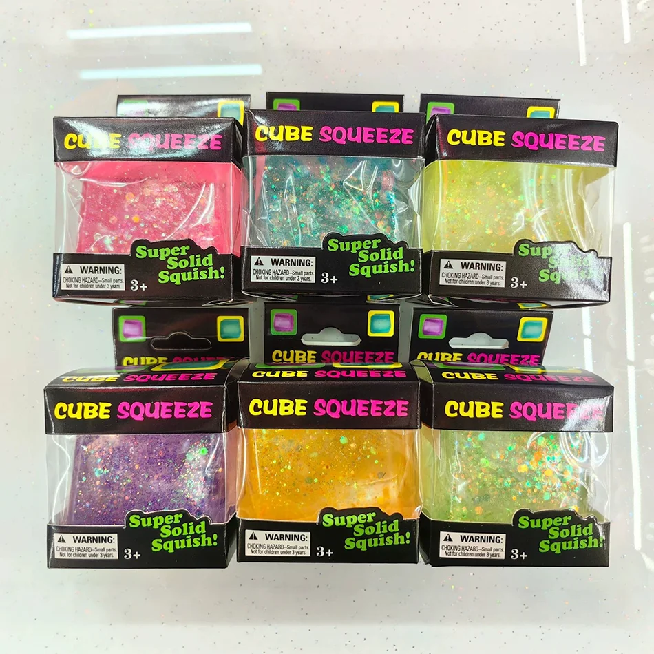 Ocean Sensory Fidget Cube - Stress Relief Squishy Toy Set