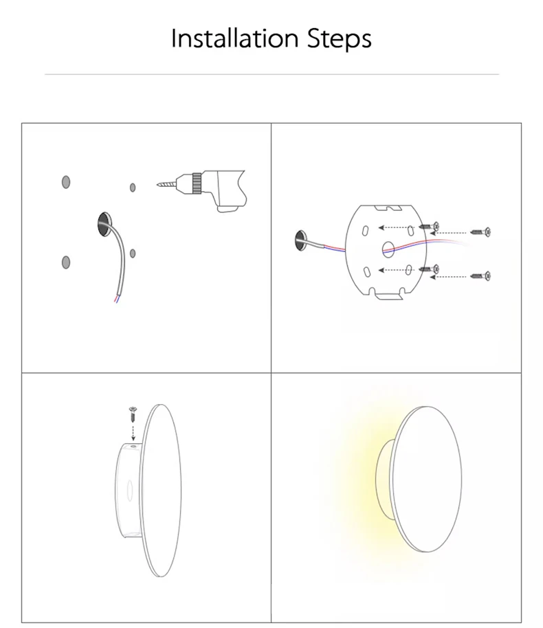 Elegant Aluminum Wall Lamp