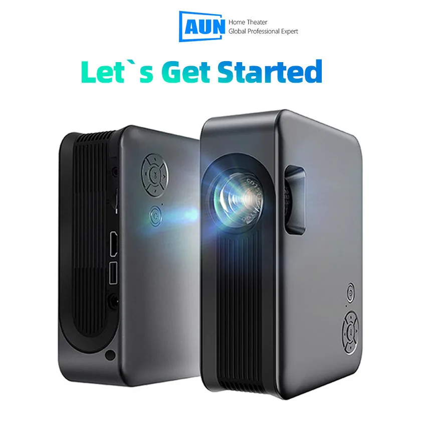 MINI Projector Portable AUN A30 Home Cinema LED Videoprojector 3D Game Theater Beamer Smart TV BOX for 4K 1080P Via HD Port