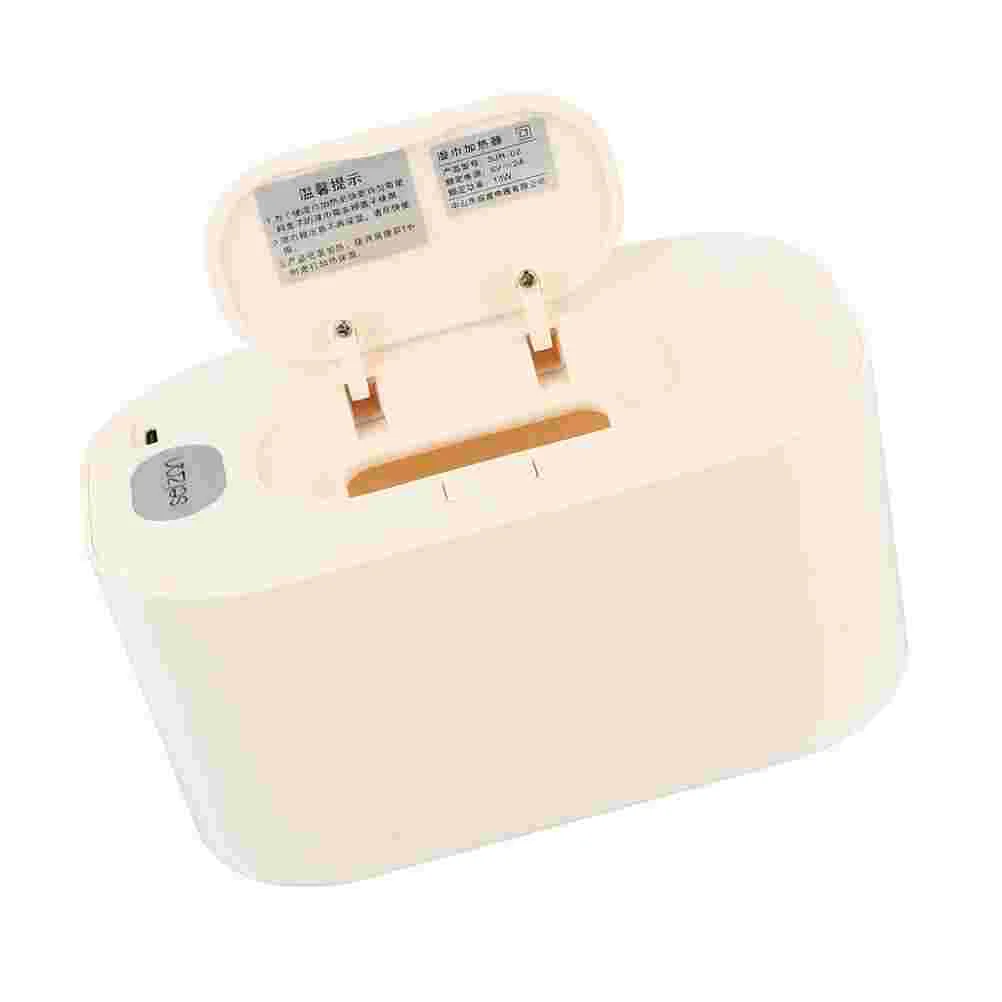 Wet Wipes Warmer USB Diaper Wipes Dispenser Holder Wipes Tissue Box with Heat Settings Wet Tissue Heating Box for Home Winter