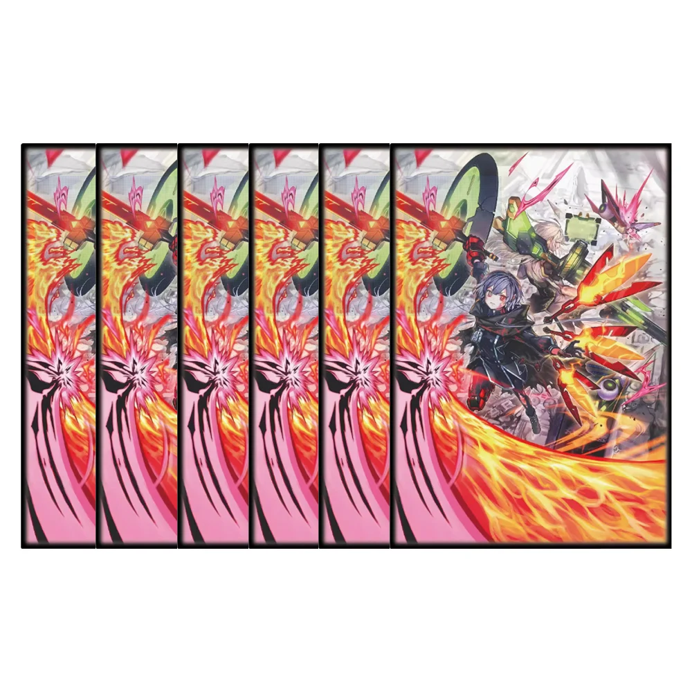 50PCS 63X90mm Holographic Anime Card Sleeves Japanese Size Cartoon Trading  Card Protector for YGO Card - AliExpress 26